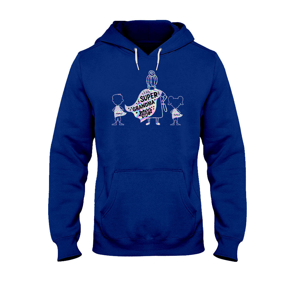 Super Grandma - Personalized Grandma T-shirt and Hoodie