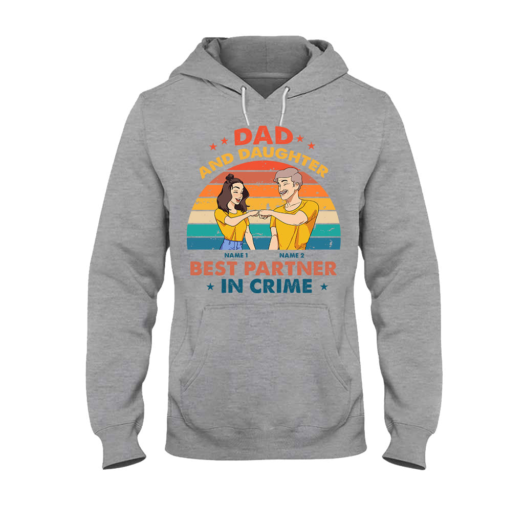 Best Partner In Crime - Personalized Father's Day T-shirt and Hoodie