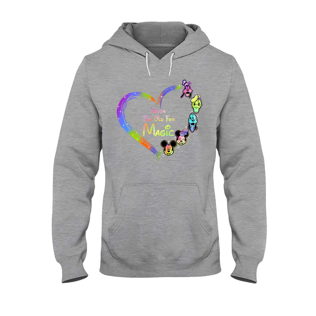 Never Too Old For Magic - Personalized Mouse T-shirt and Hoodie