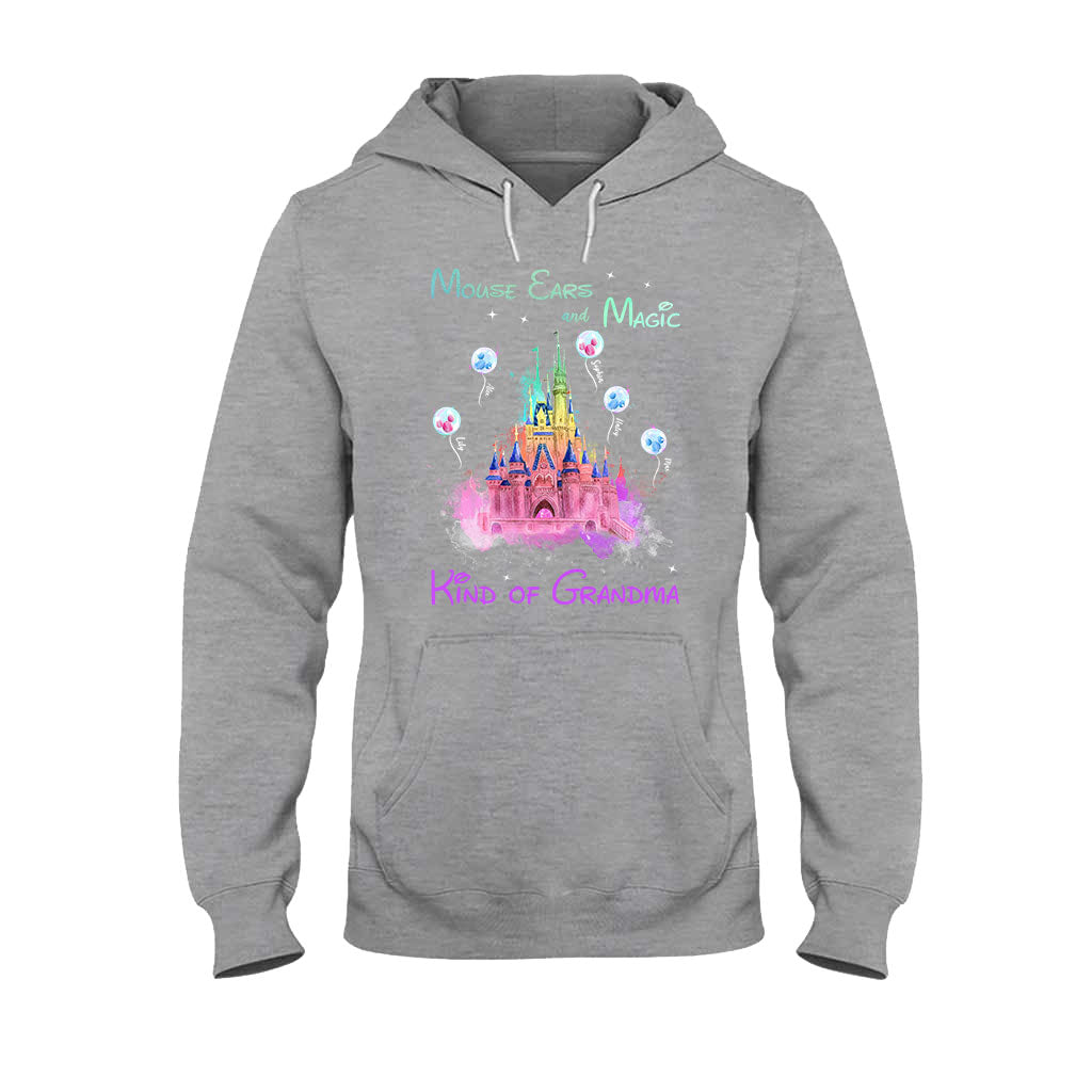 Mouse Ears And Magic Kind Of Grandma - Personalized Mouse T-shirt and Hoodie