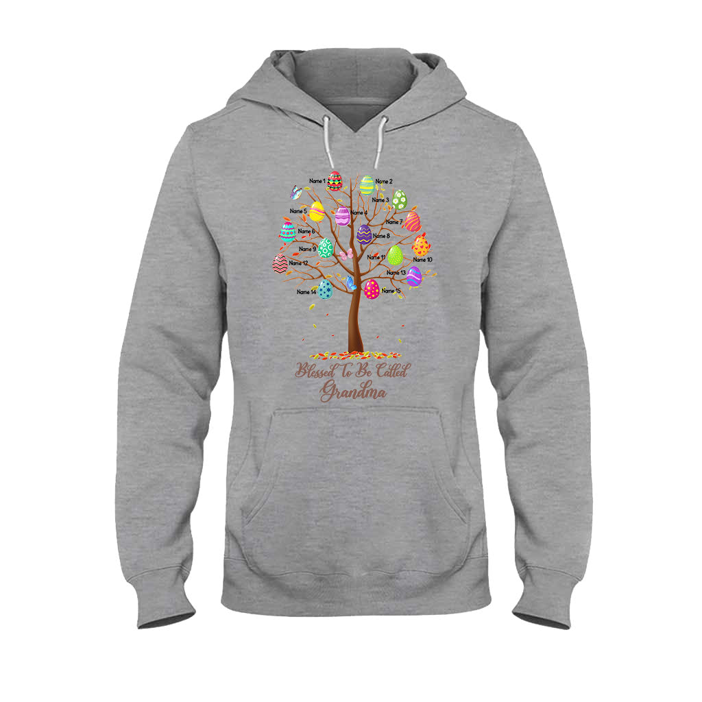Blessed To Be Called Grandma - Personalized Easter Day Grandma T-shirt and Hoodie