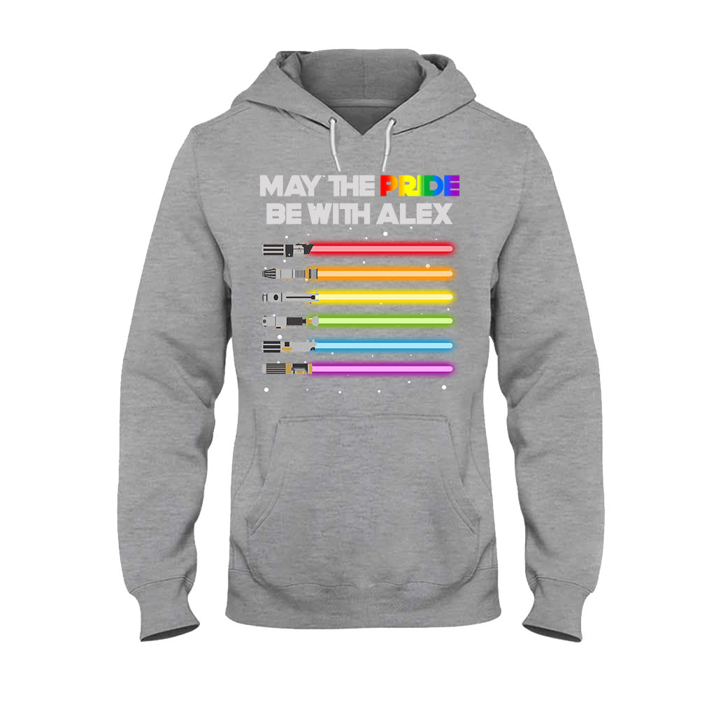 May The Pride Be With You - Personalized LGBT Support T-shirt and Hoodie