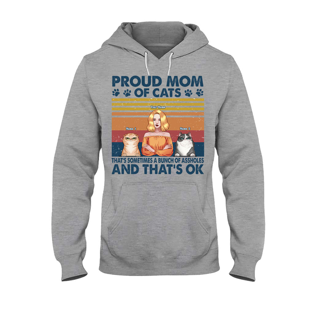 Proud Mom Of A Cat - Personalized T-shirt and Hoodie
