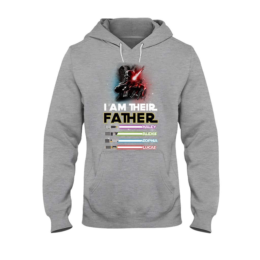 I Am Their Father - Personalized Gift For Father The Force T-shirt and Hoodie