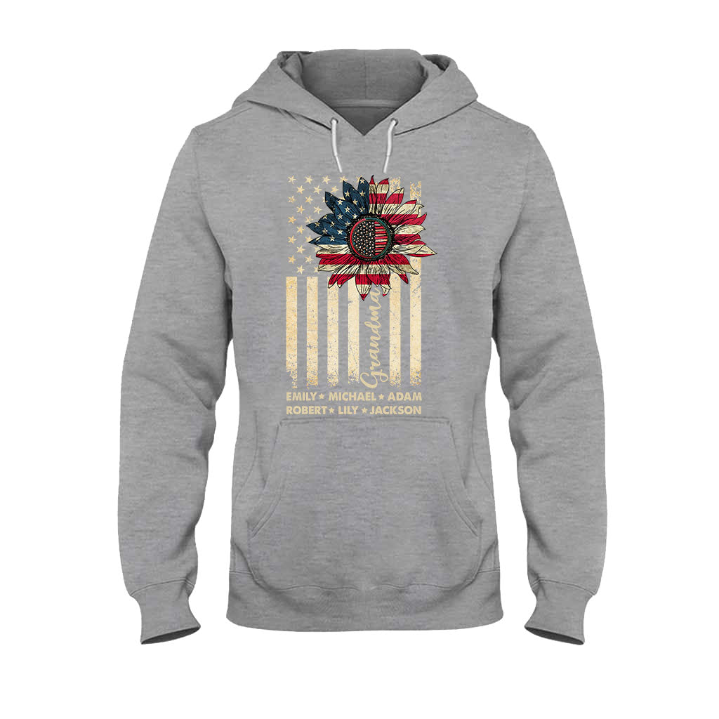 Grandma - Personalized Independence Day T-shirt and Hoodie