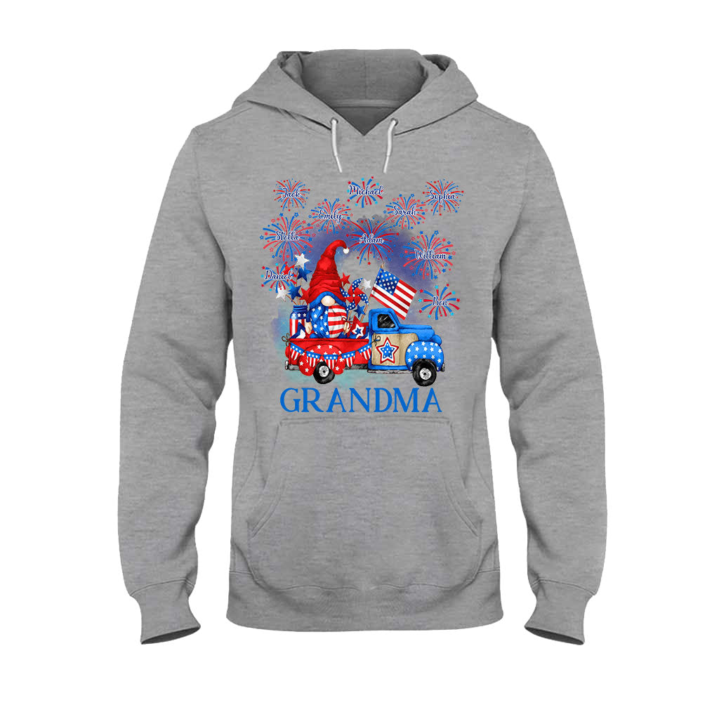 Grandma - Personalized Independence Day T-shirt and Hoodie