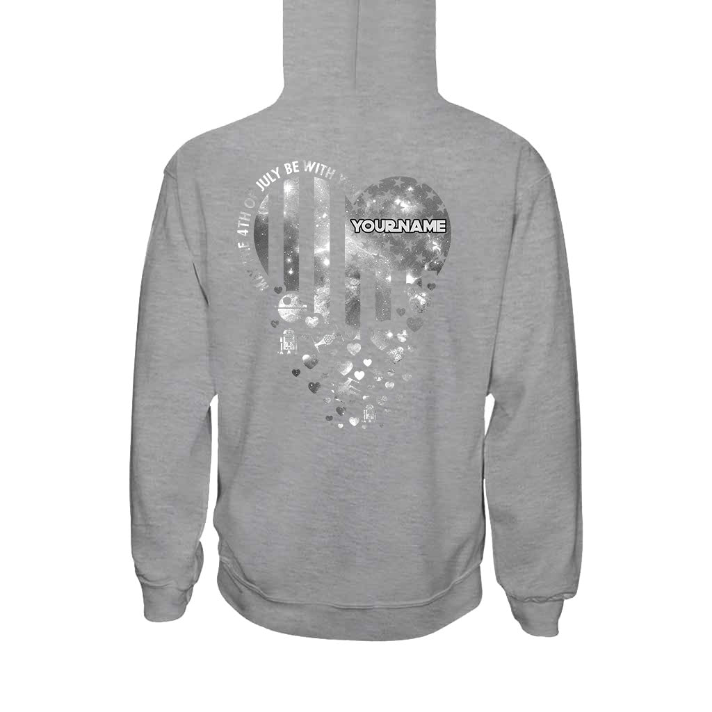 May The 4th Of July Be With You - Personalized Independence Day The Force T-shirt and Hoodie