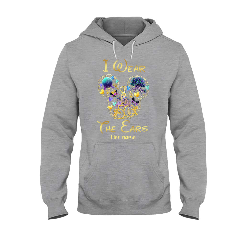 I Wear The Ears I Buy The Beers - Personalized Mouse T-shirt and Hoodie