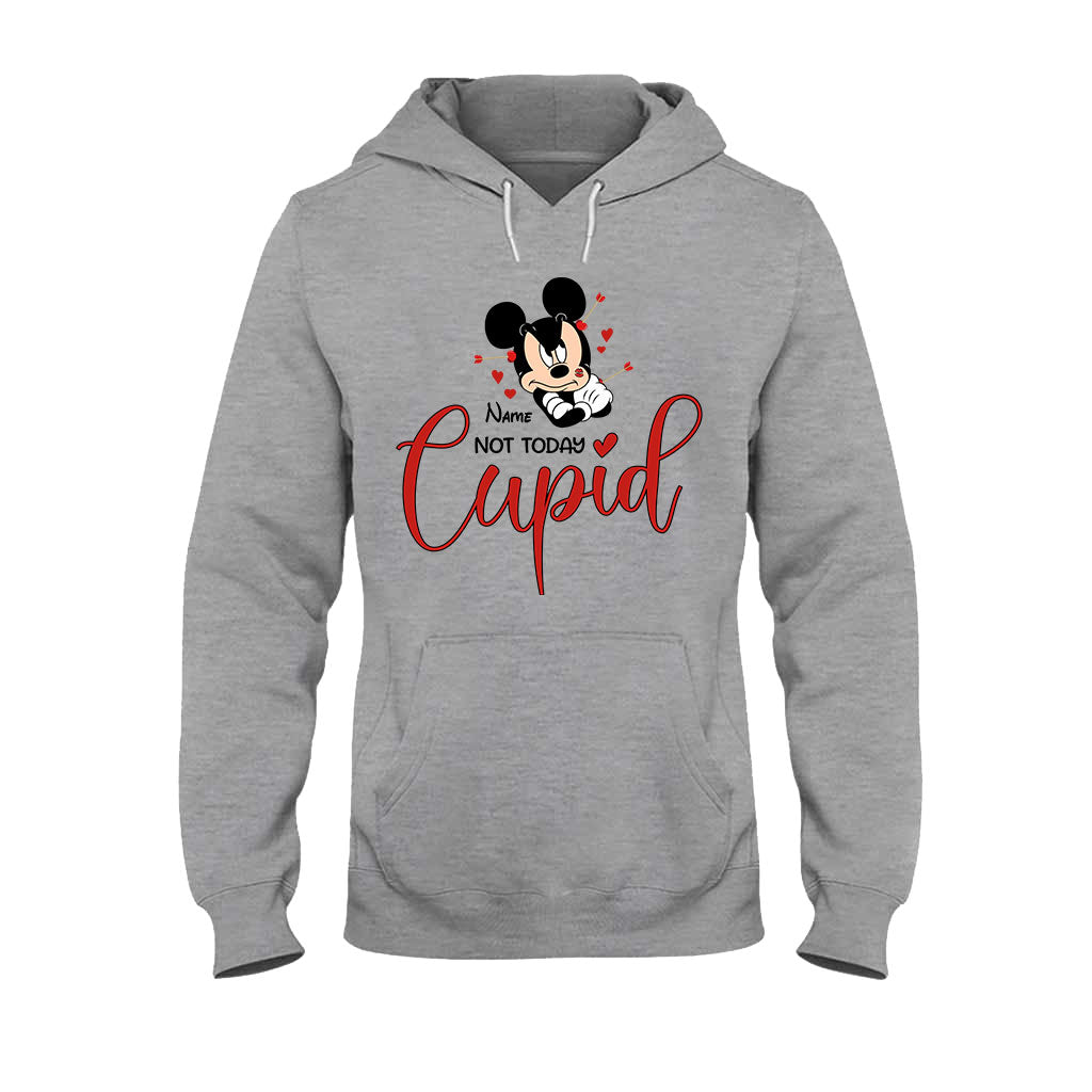 Not Today Cupid - Personalized Valentine Mouse T-shirt and Hoodie