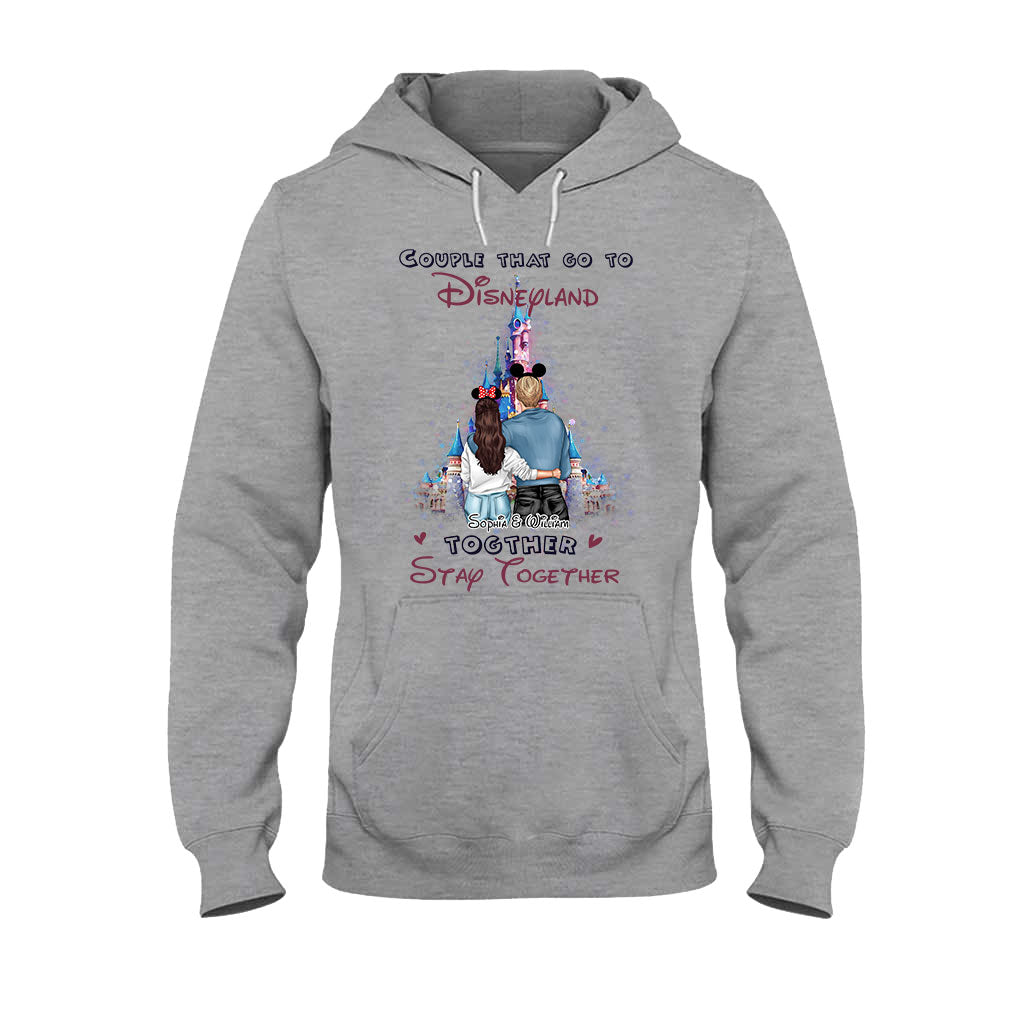 Couple That Go To Magical Land Together - Personalized Couple Mouse T-shirt and Hoodie