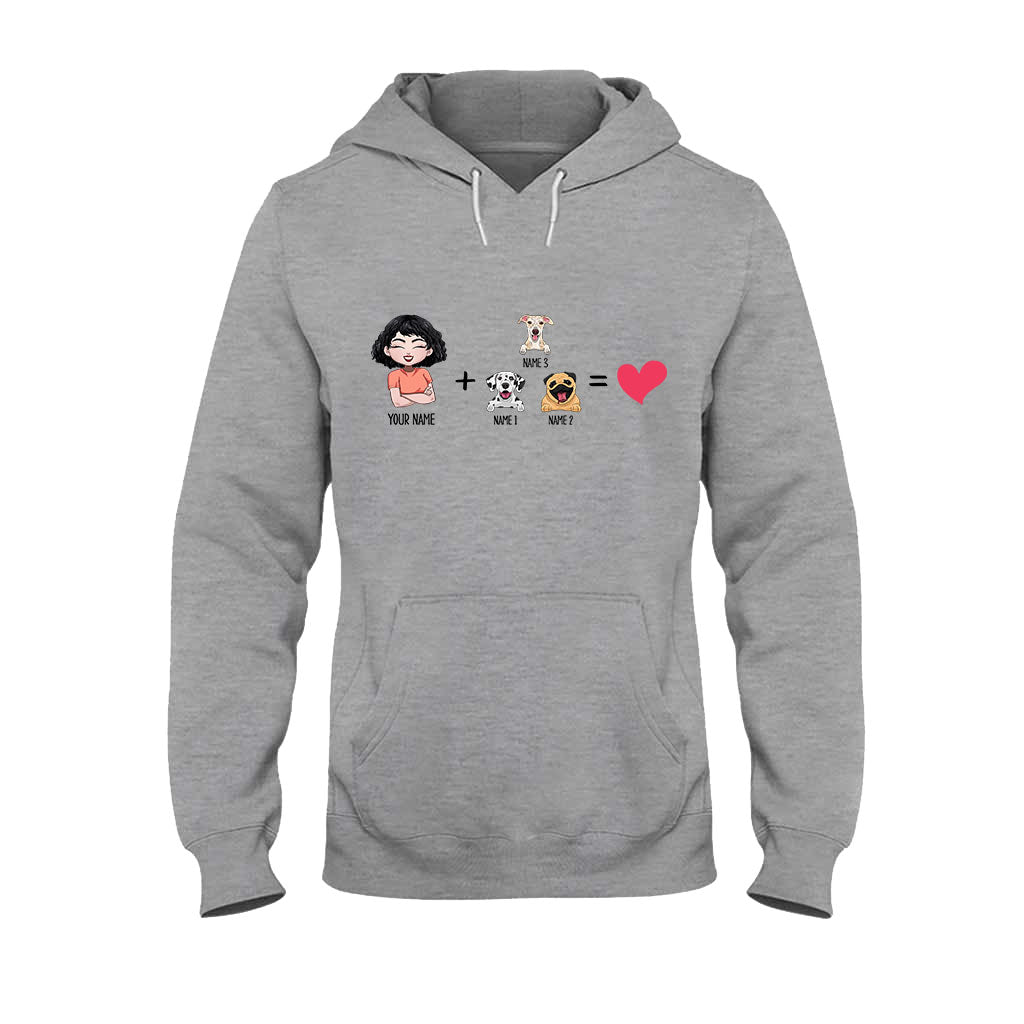 Me With The Dogs - Personalized Dog T-shirt and Hoodie
