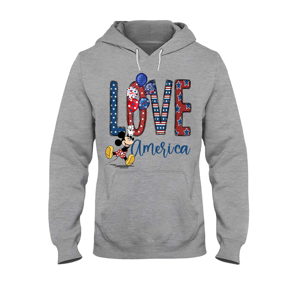 Love - Independence Day Mouse T-shirt and Hoodie