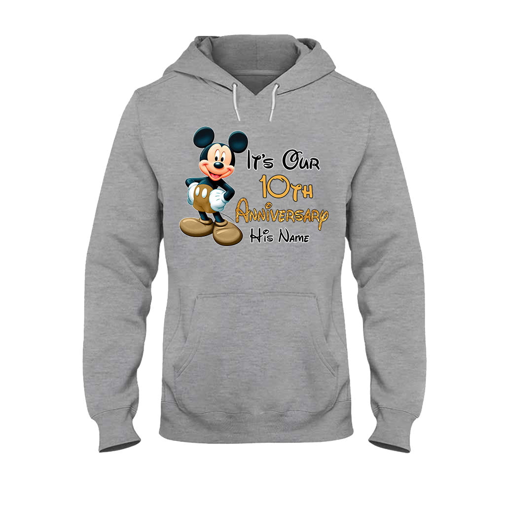 It's Our Anniversary - Personalized Mouse T-shirt and Hoodie