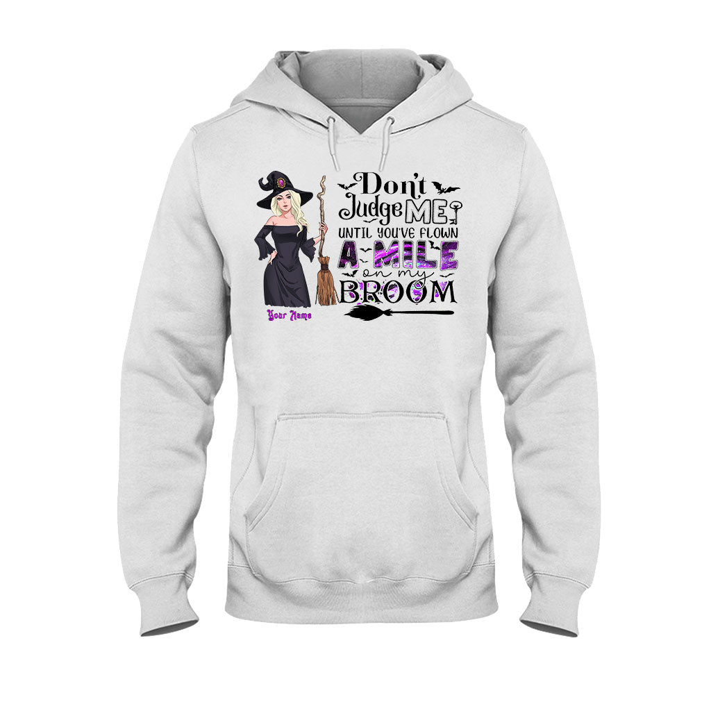 Don't Judge Me - Personalized Witch T-shirt and Hoodie