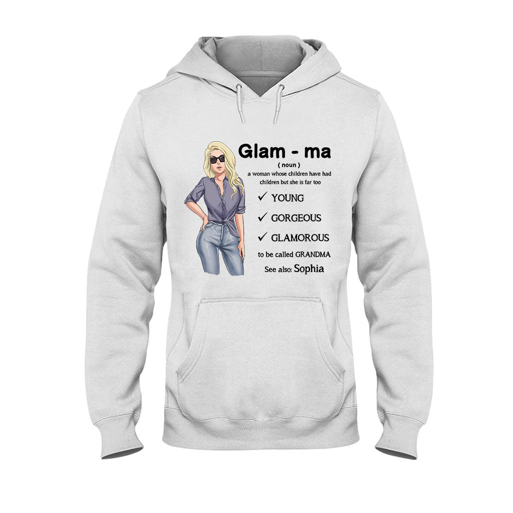 Glamma - Personalized Grandma T-shirt and Hoodie