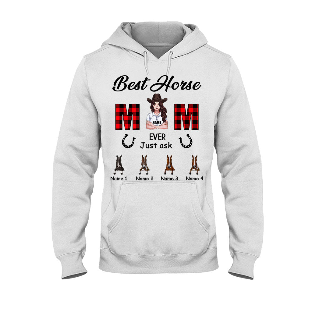 Best Horse Mom Ever - Personalized T-shirt and Hoodie