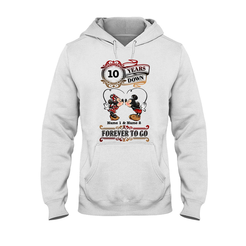 Forever To Go - Personalized Couple Mouse T-shirt and Hoodie