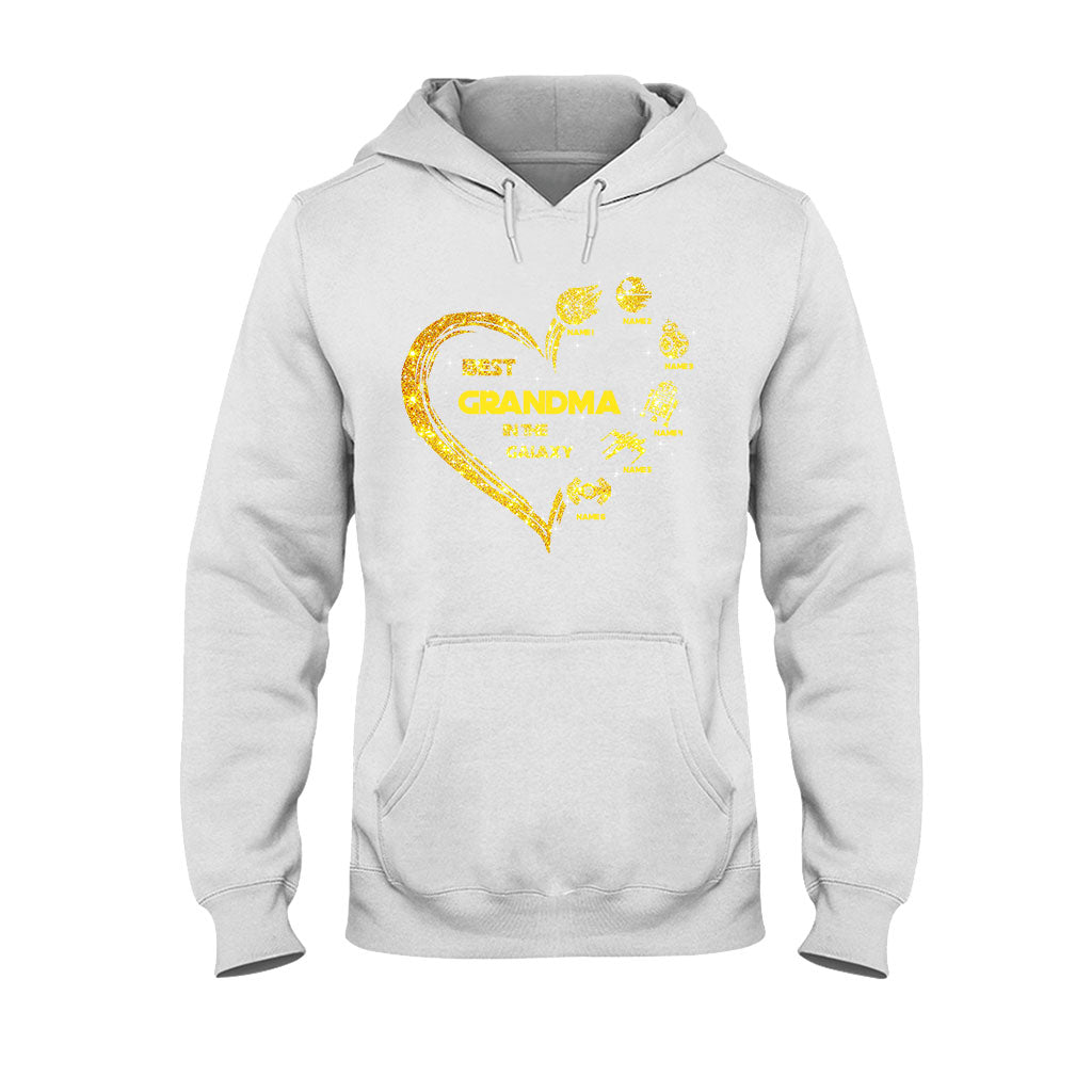 Best Grandma In The Galaxy - Personalized Mother's Day The Force T-shirt and Hoodie
