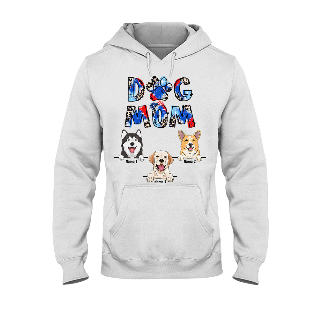 Dog Mom - Personalized Independence Day T-shirt and Hoodie