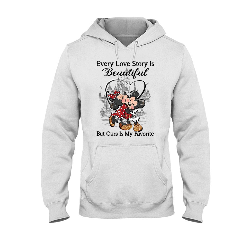 Every Love Story Is Beautiful But Ours Is My Favorite - Personalized Mouse T-shirt and Hoodie