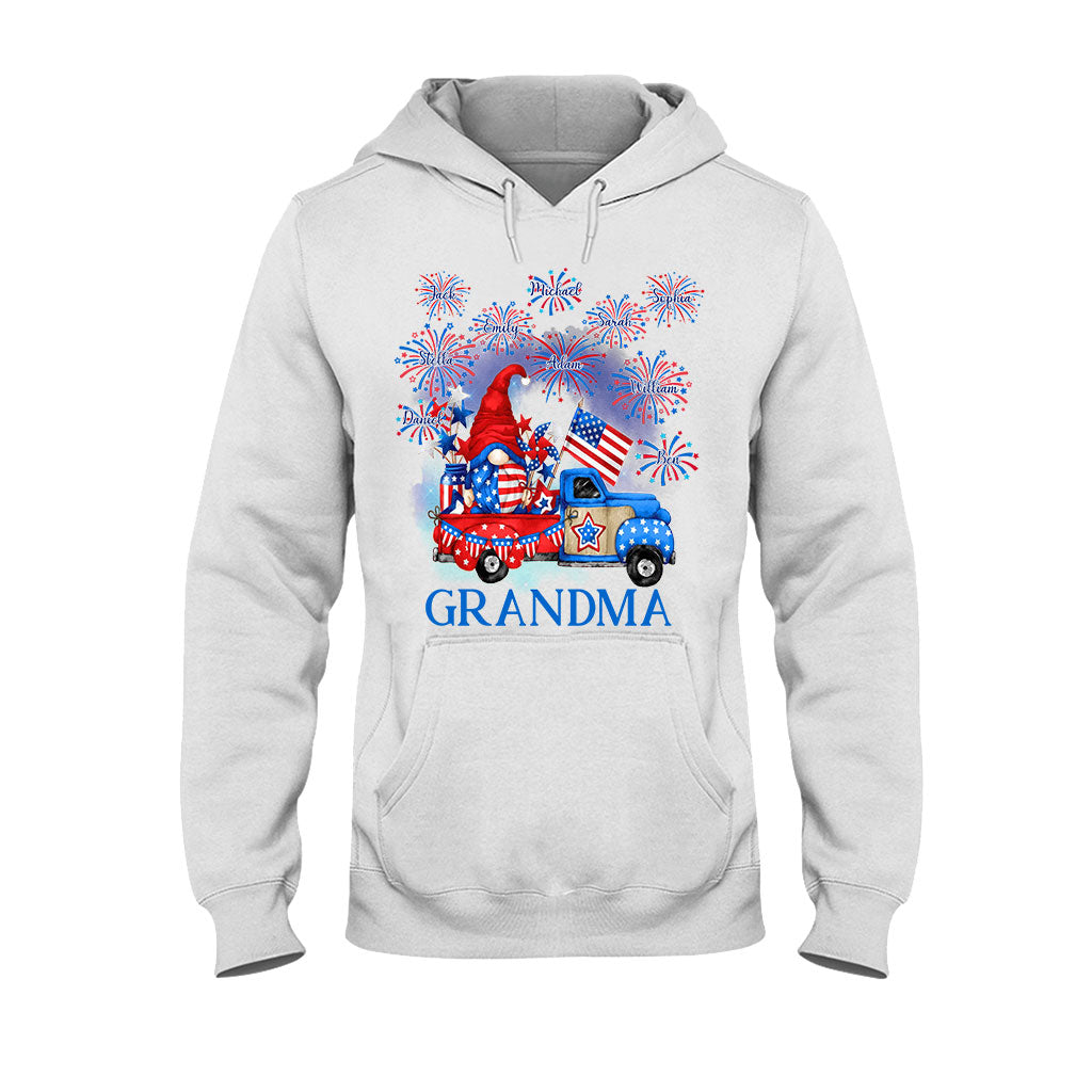 Grandma - Personalized Independence Day T-shirt and Hoodie