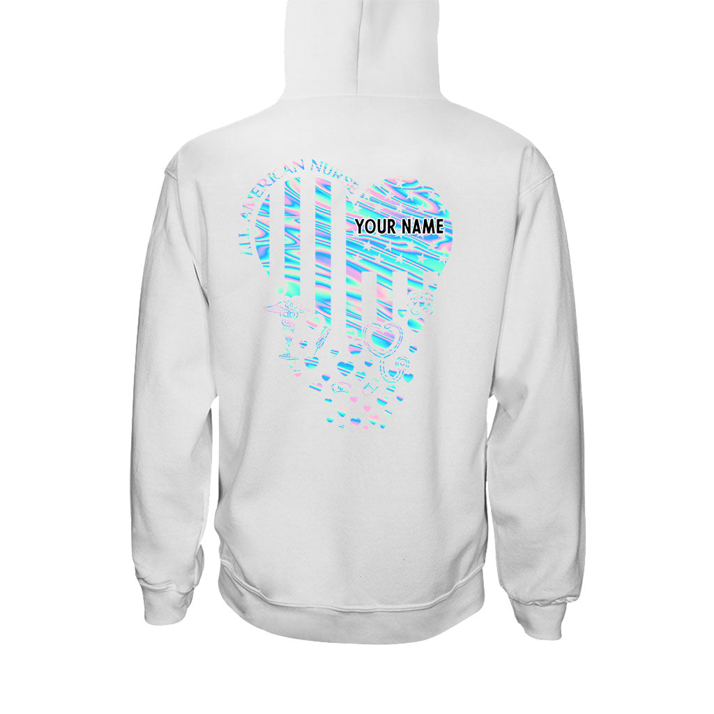 Proud Nurse - Personalized Independence Day T-shirt and Hoodie