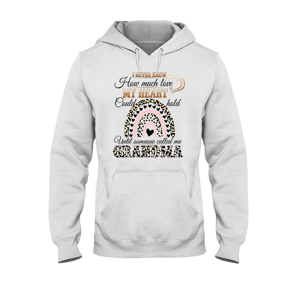 I Never Knew How Much Love My Heart - Personalized Mother's Day Grandma T-shirt and Hoodie