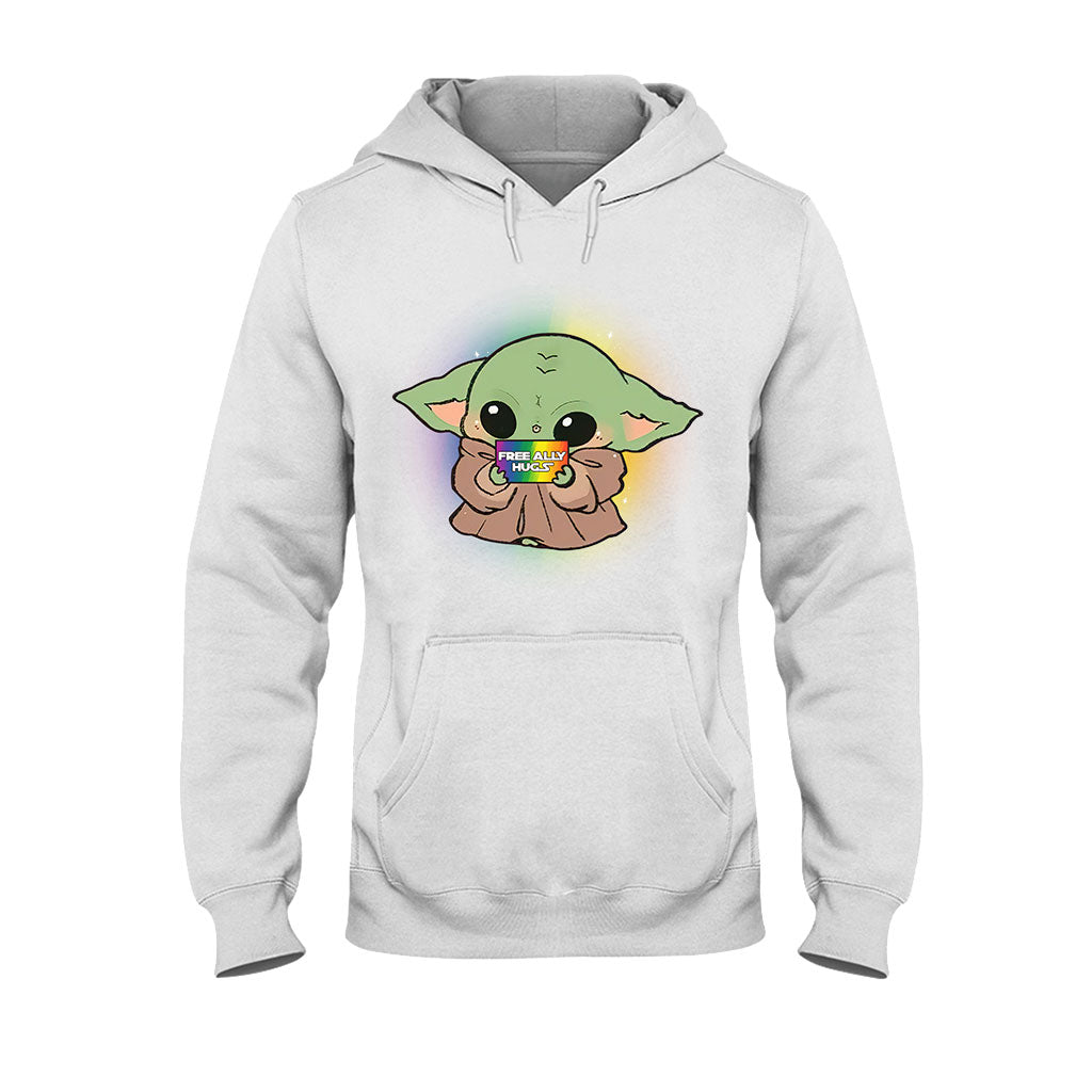 Free Ally Hugs Are - LGBT Support T-shirt and Hoodie