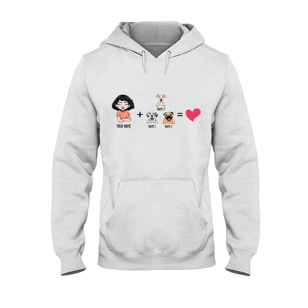 Me With The Dogs - Personalized Dog T-shirt and Hoodie