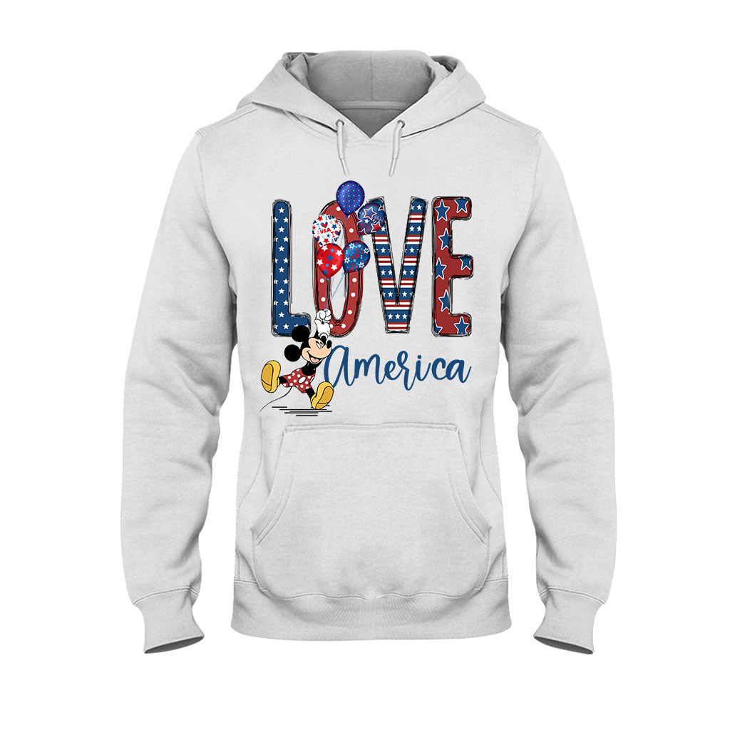 Love - Independence Day Mouse T-shirt and Hoodie