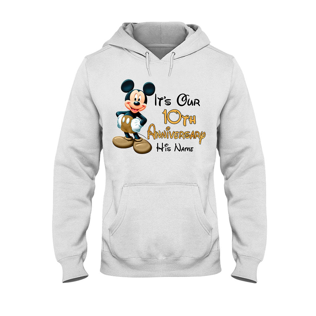 It's Our Anniversary - Personalized Mouse T-shirt and Hoodie