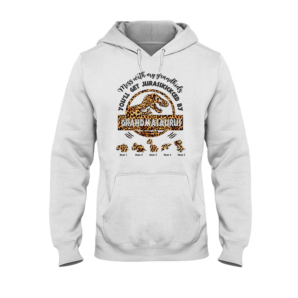 Don't Mess With Grandmasaurus - Personalized Mother's Day Grandma T-shirt and Hoodie