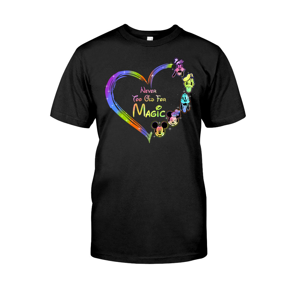 Never Too Old For Magic - Personalized Mouse T-shirt and Hoodie
