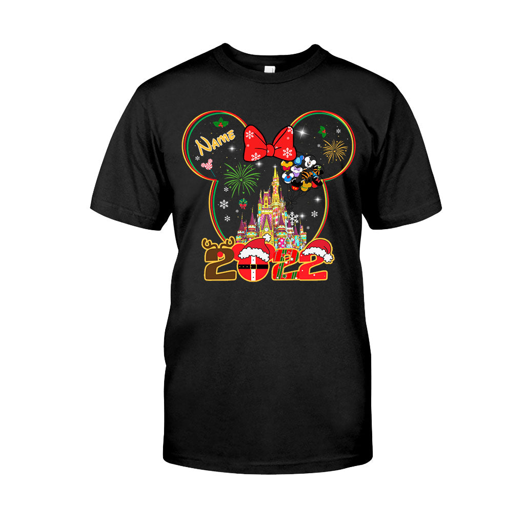 Merry Christmas - Personalized Christmas Mouse T-shirt and Hoodie