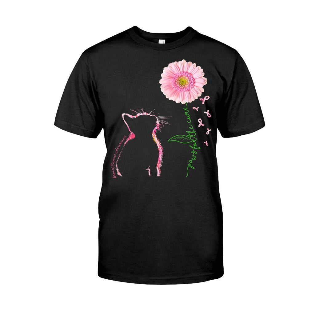 Paws For The Cure - Breast Cancer Awareness T-shirt and Hoodie