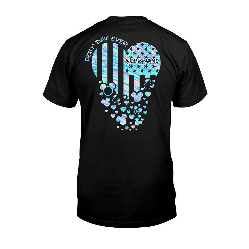 Best Day Ever Proud Mouse Ears - Personalized Independence Day T-shirt and Hoodie