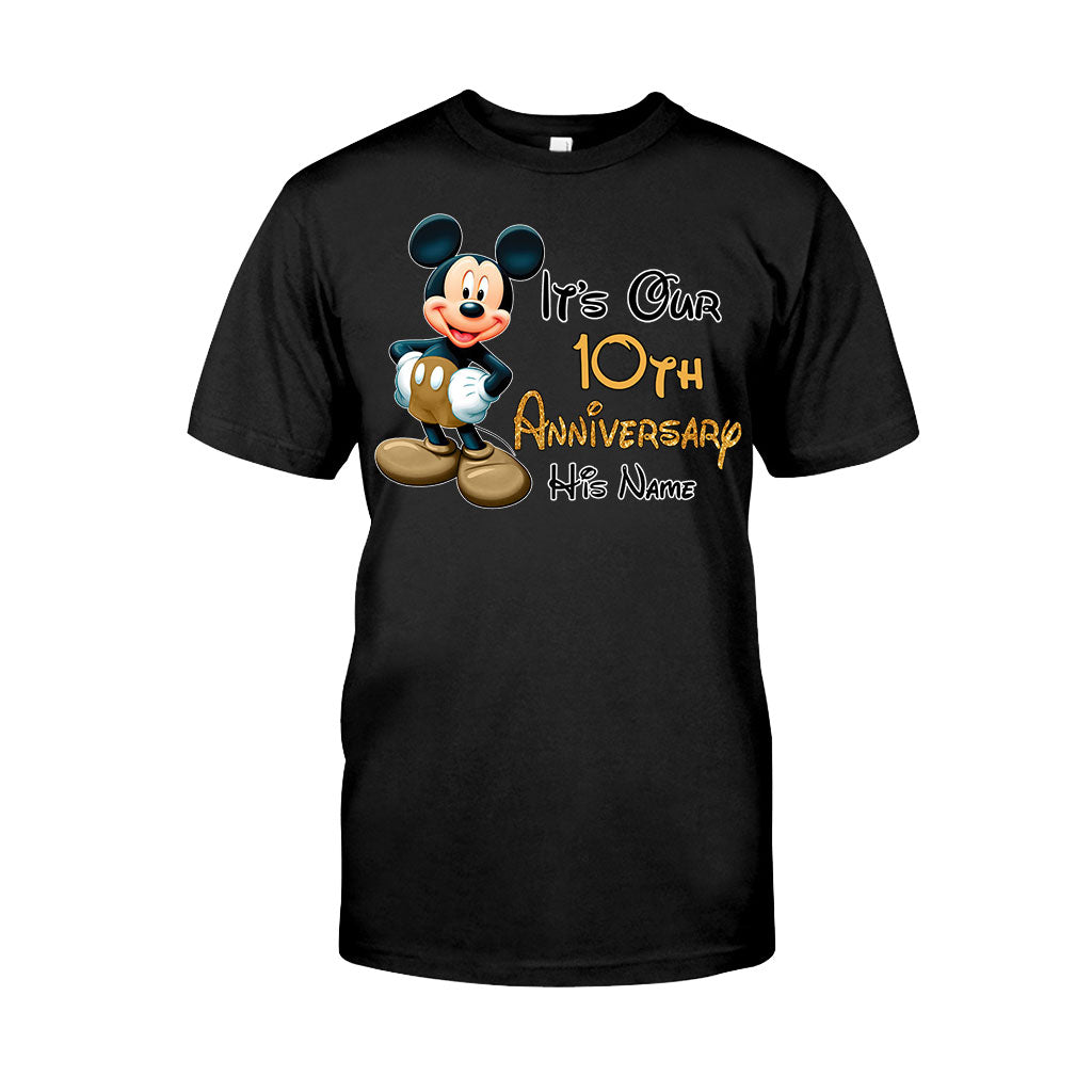 It's Our Anniversary - Personalized Mouse T-shirt and Hoodie
