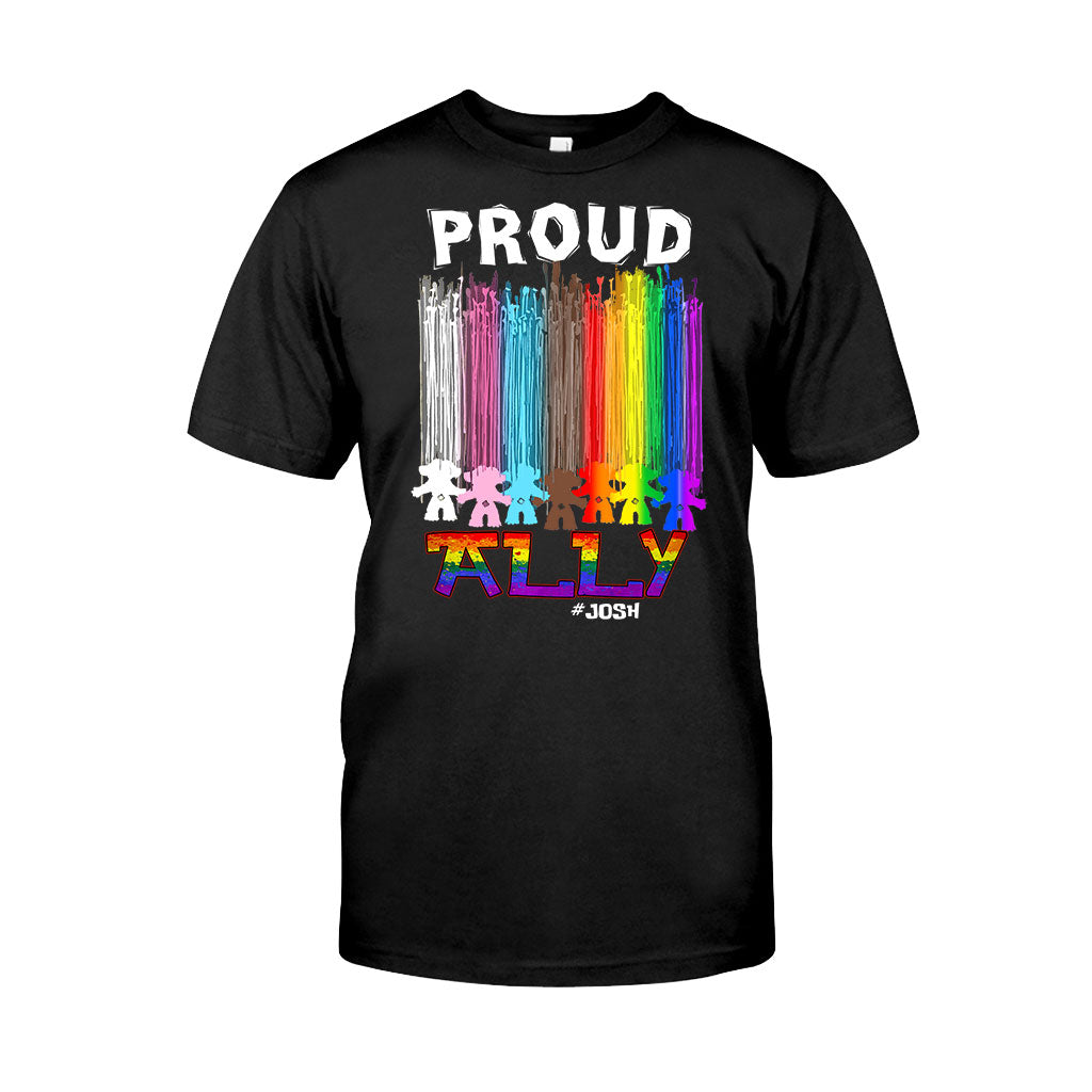 Proud Ally - Personalized LGBT Support T-shirt and Hoodie