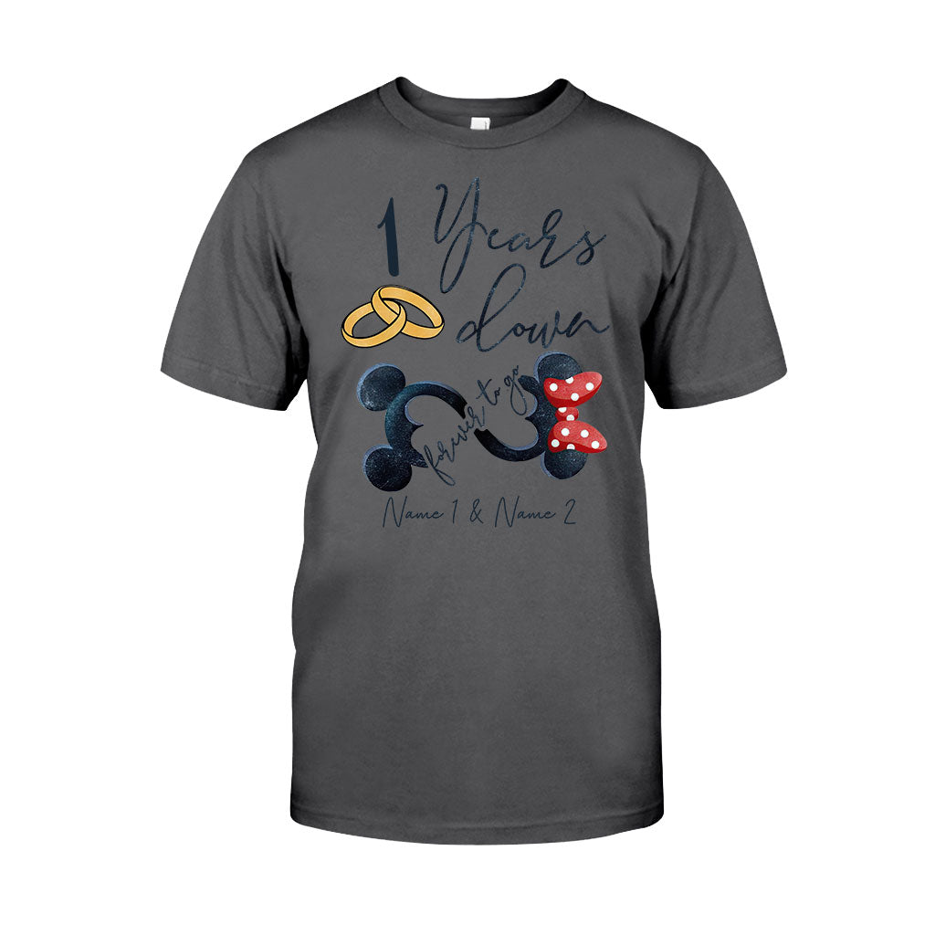 Forever To Go - Personalized Couple Mouse T-shirt and Hoodie