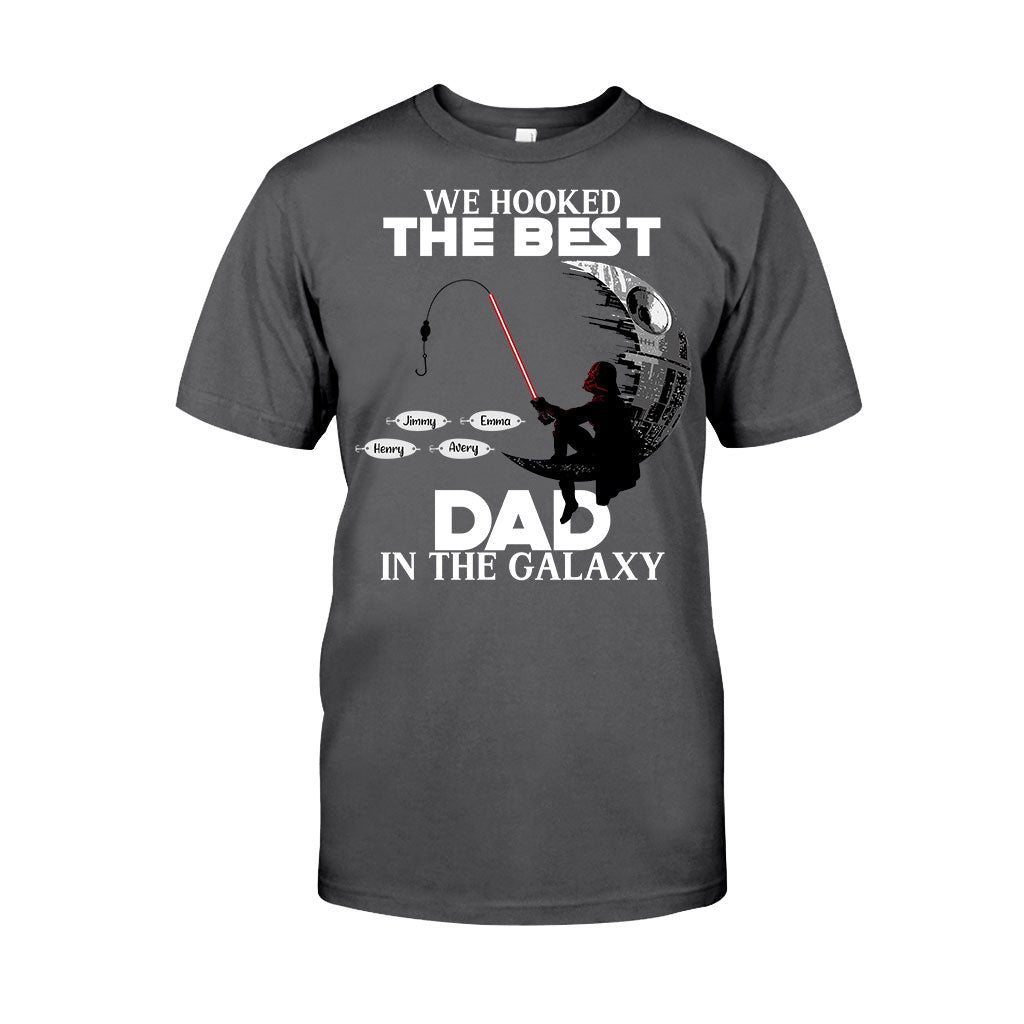 Hooked On Being Papa - Personalized Father's Day Fishing T-shirt and Hoodie