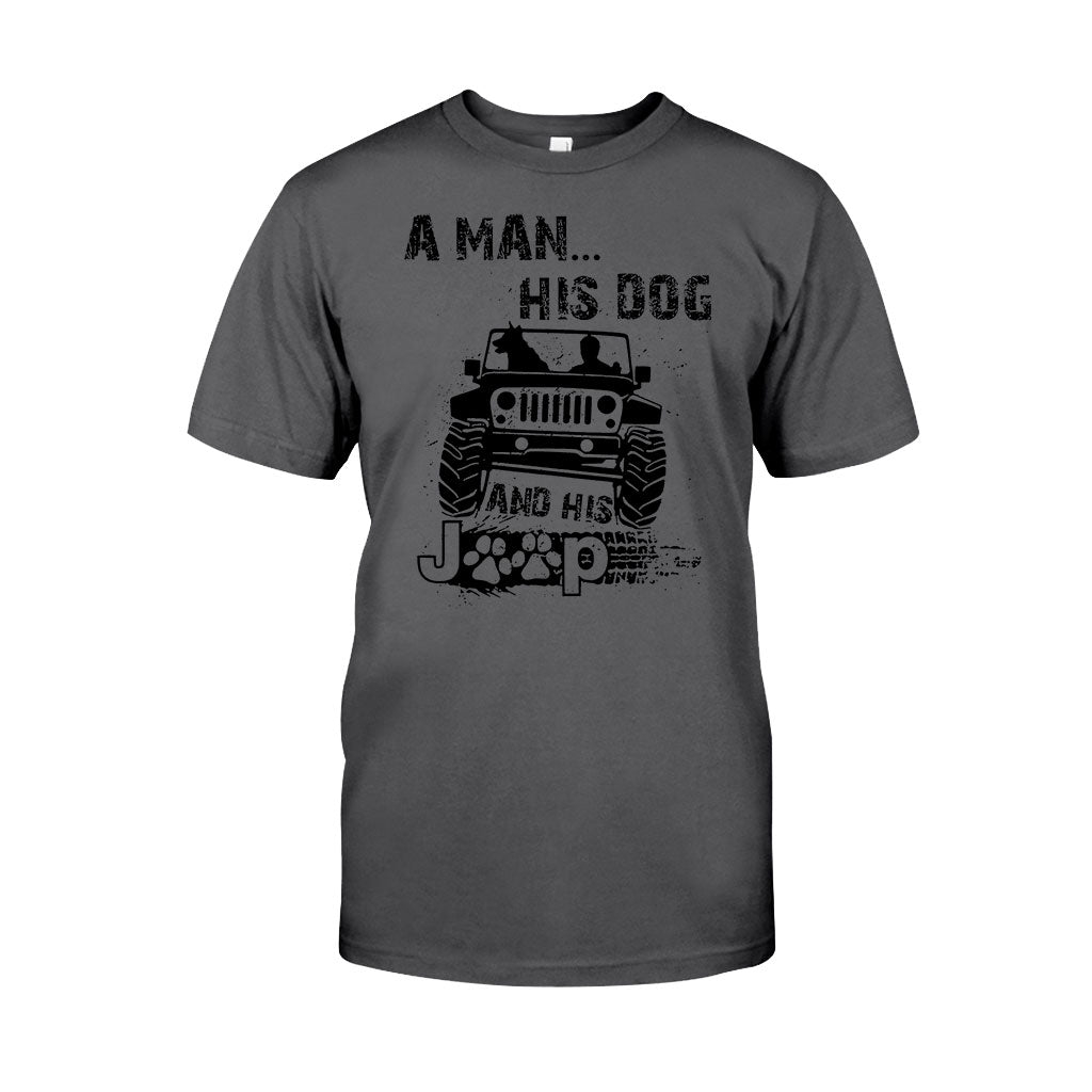 A Man His Dog And His Jp - Car T-shirt and Hoodie 1121