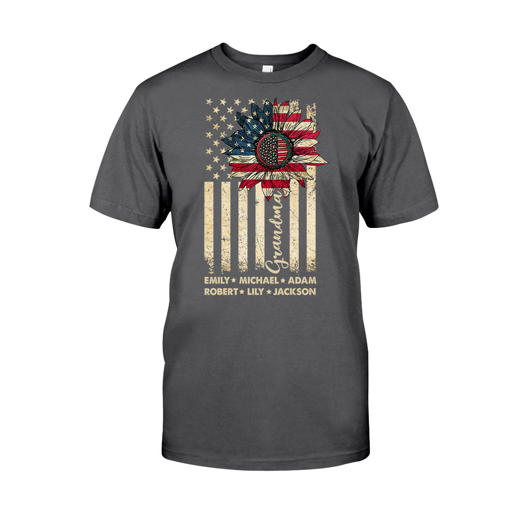 Grandma - Personalized Independence Day T-shirt and Hoodie