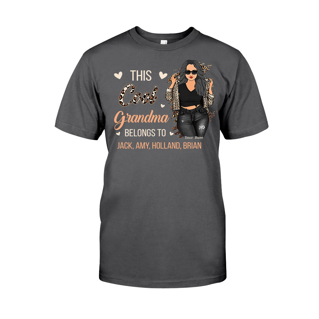This Cool Grandma Belongs To - Personalized Grandma T-shirt and Hoodie