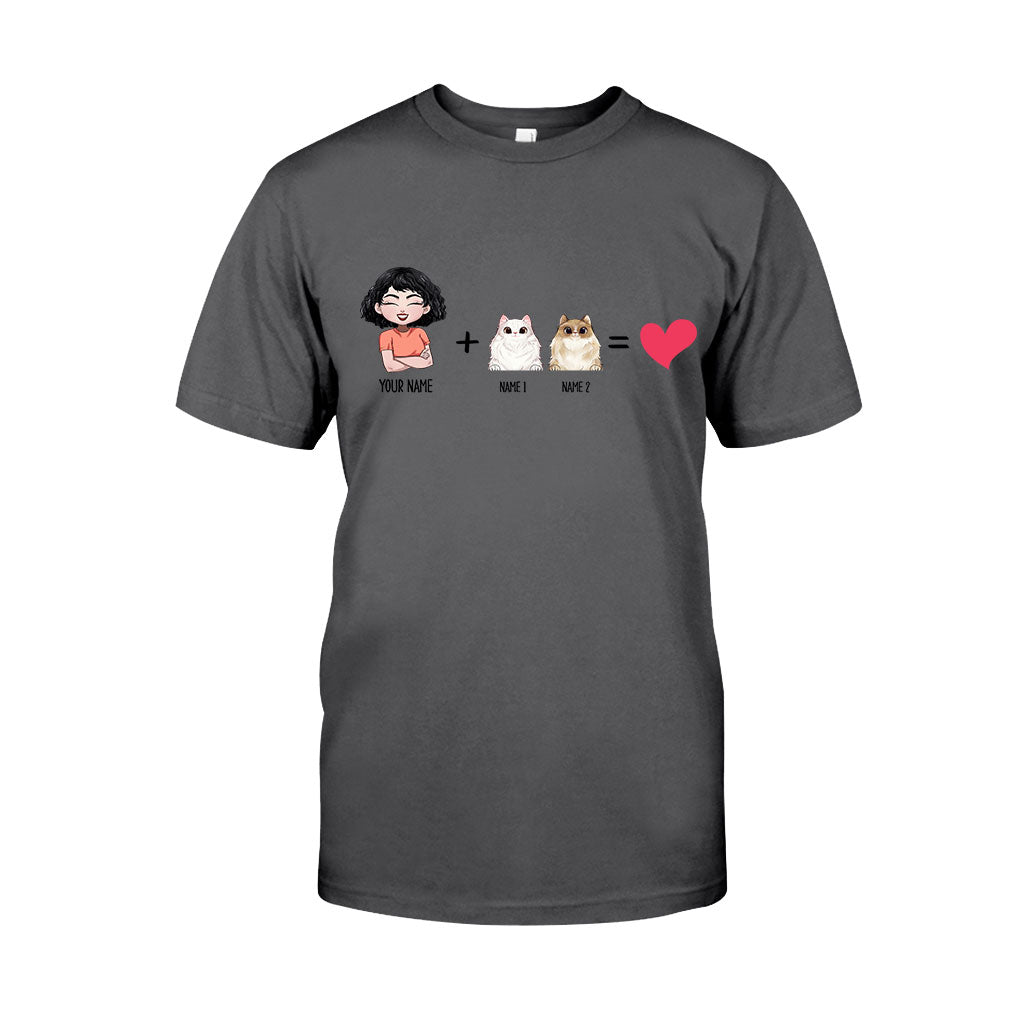 Me With The Cats - Personalized Cat T-shirt and Hoodie