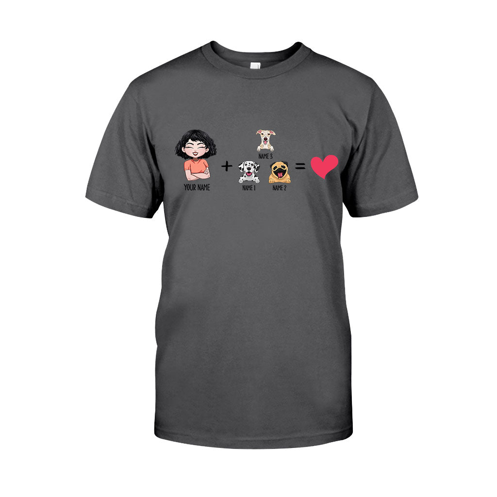 Me With The Dogs - Personalized Dog T-shirt and Hoodie