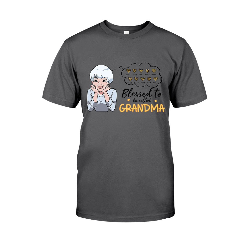 Blessed To Be Called Grandma - Personalized T-shirt and Hoodie