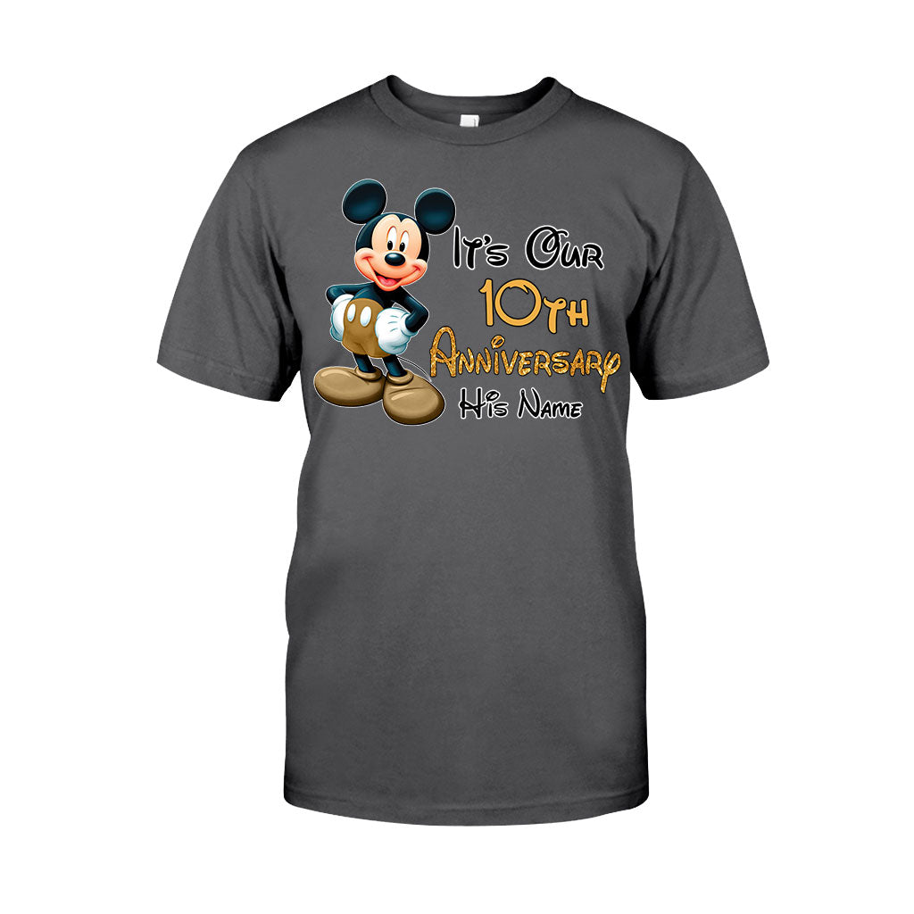 It's Our Anniversary - Personalized Mouse T-shirt and Hoodie