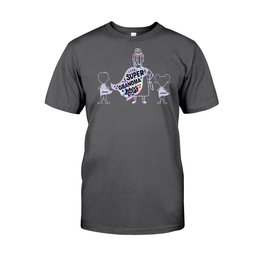 Super Grandma - Personalized Grandma T-shirt and Hoodie