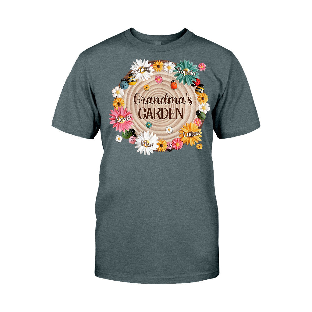 Grandma's Garden - Personalized Grandma T-shirt and Hoodie