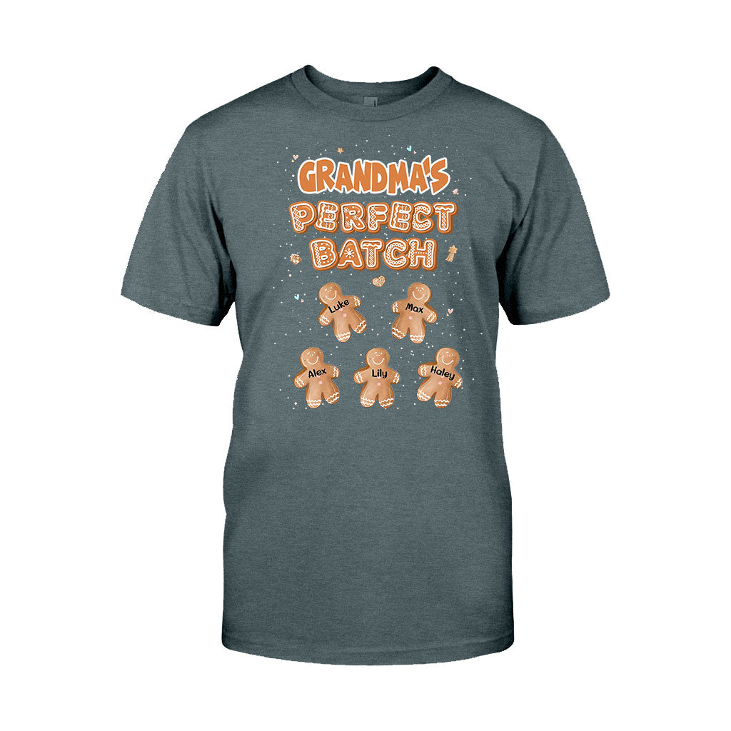 Grandma’s Perfect Batch - Personalized Christmas Grandma T-shirt and Hoodie